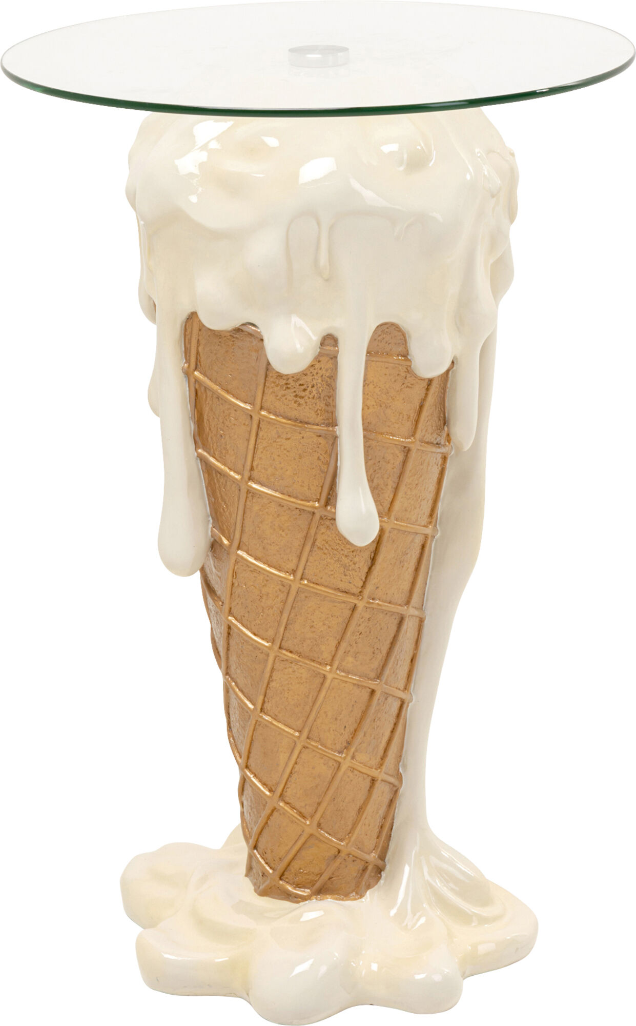 Stół Bistro Ice Cream Vanilla Ø48cm – obraz-1