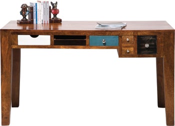 Biurko Babalou 135x60 cm brązowe – grafika-1.