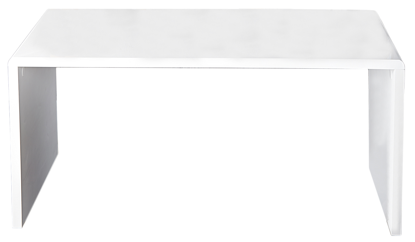 Biurko MDF w kolorze białym o nowoczesnym stylu – grafika-1.