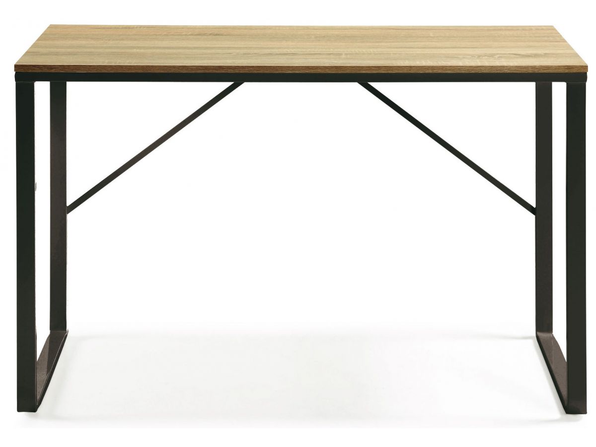 Biurko nogi czarne 120x60 cm – obraz-1