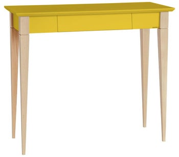 Biurko Mimo 85x40 cm żółte – obraz-1