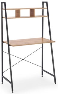 Biurko Narvik B-2 84x46 cm czarne – obraz-1