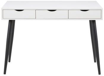 Biurko z szufladkami w odcieniach bieli i czerni z nowoczesnym stylem – grafika-1.