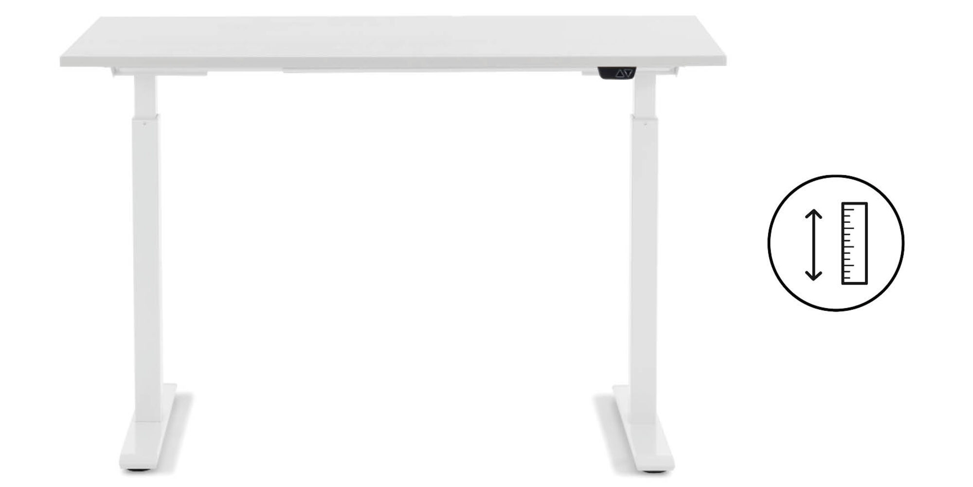 Scrivania Office bianco bianco 120x60 – immagine-1.