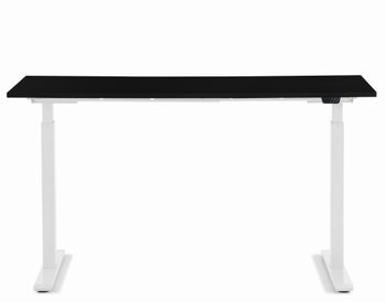 Fekete És Fehér Smart Íróasztal 140X60Cm – kép-1.