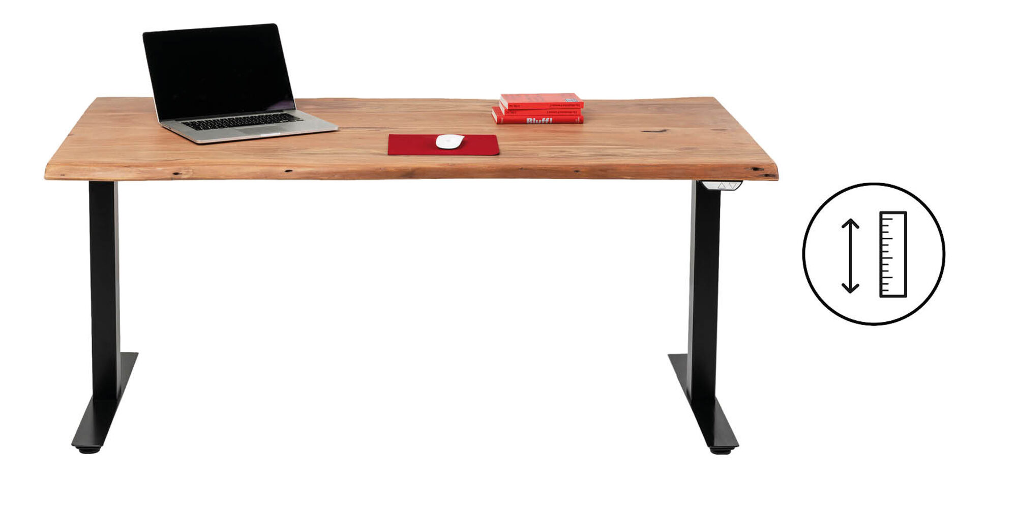 Escritorio Office Harmony negro 180x90 – Imagen-1.