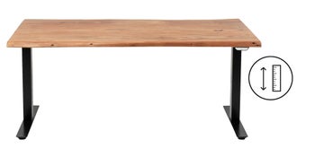 Escritorio Office Harmony negro 200x100 – Imagen-1.