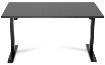 Biurko z elek. regulacją wysokości Zu-Move 140x70 cm czarne – obraz-1
