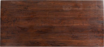 Blat ciemnobrązowy prostokątny z drewna akacjowego 160x80 cm – obraz-1
