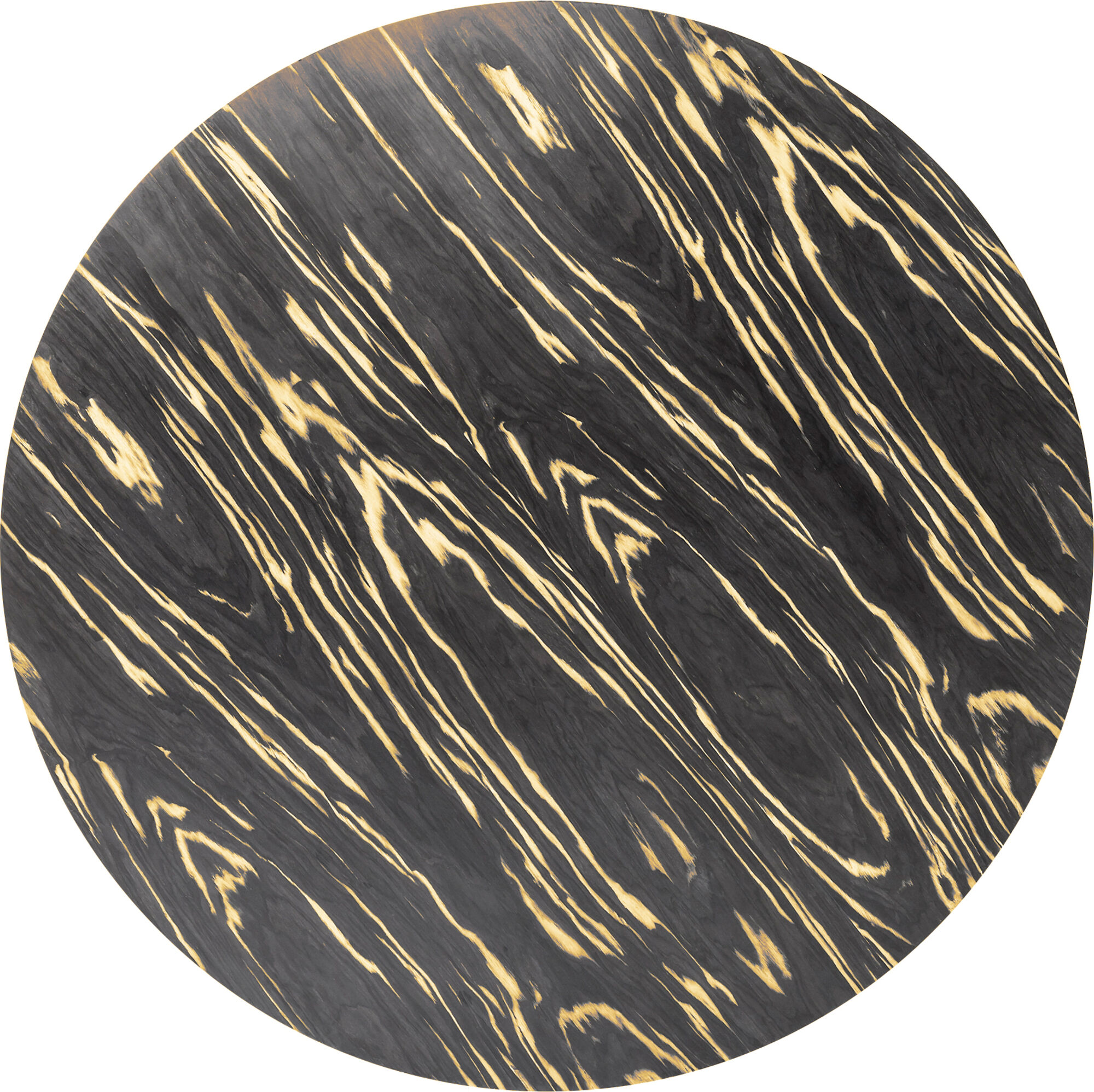 Bordsskiva Invitation - Rund Skiva Svart Ebony, Ø120cm – bild-1.