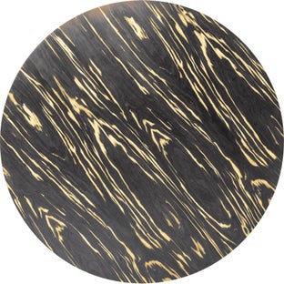 Bordsskiva Invitation - Rund Skiva Svart Ebony, Ø120cm – bild-1.