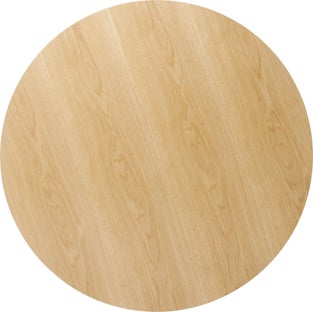 Blat drewniany dębowy Ø120x6 cm – obraz-1