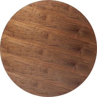 Blat drewniany orzech Ø120x6 cm – obraz-1