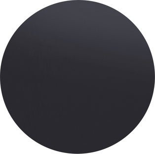 Blat okrągły czarny MDF Ø80 cm – obraz-1