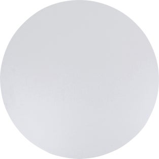 Blat okrągły MDF biały lakierowany Ø80 cm – obraz-1