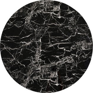 Плот за маса Schickeria Marble Print Black Ø110cm – изображение-1.
