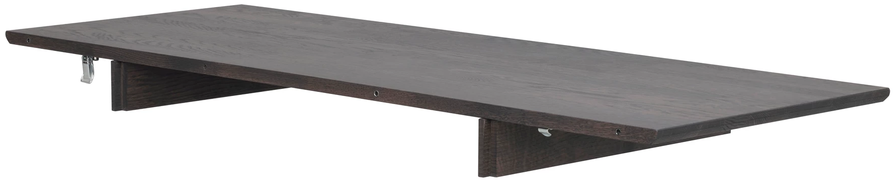 Blat powiększający brązowy drewno dębowe 45x120 cm – obraz-1