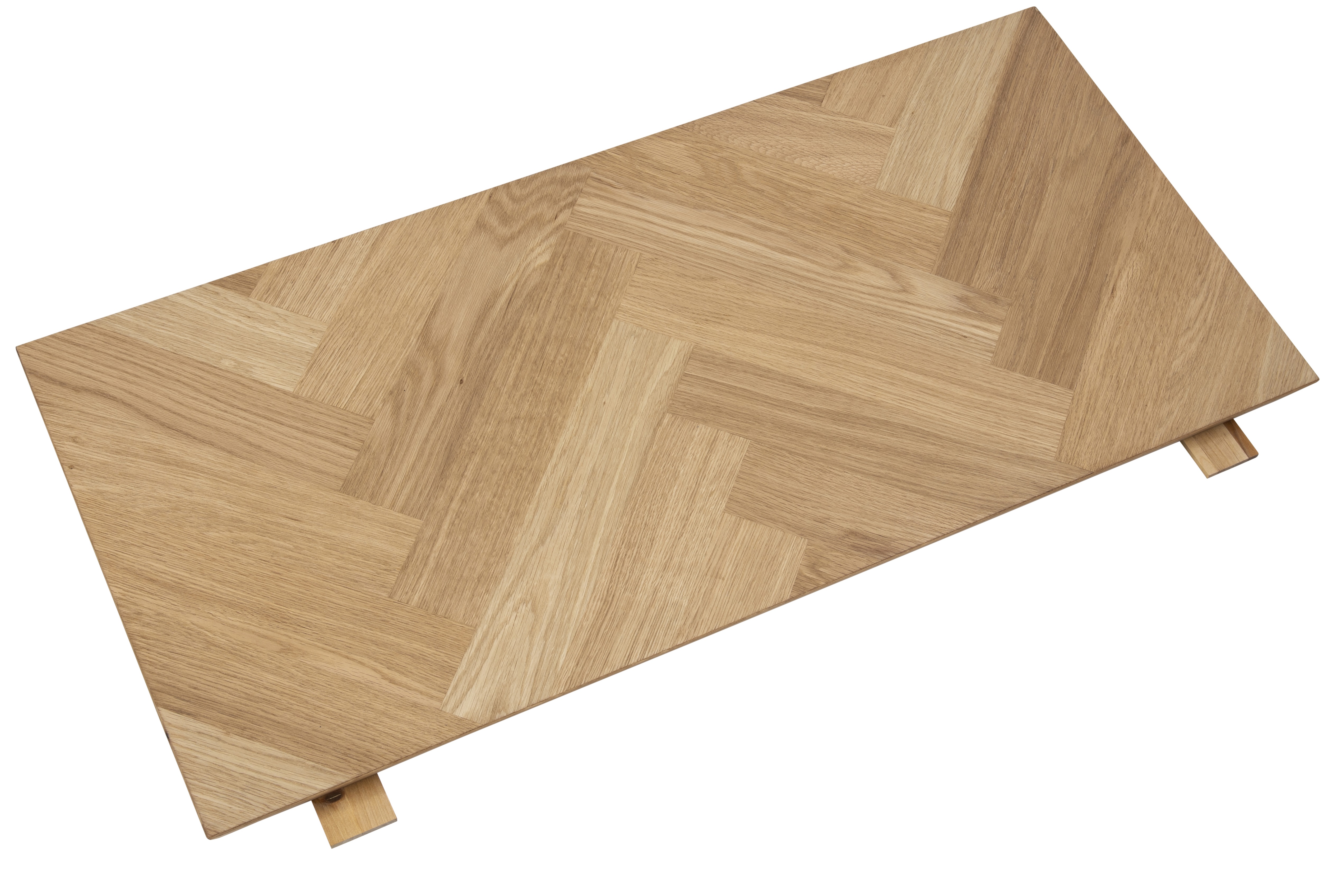 Blat powiększający drewniany brązowy 45x95 cm – obraz-1