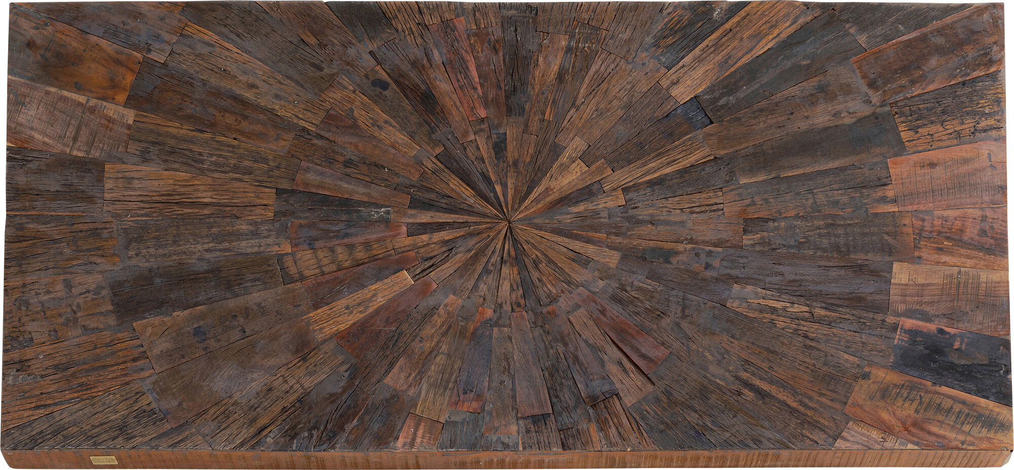 Blat drewniany drzewo akacjowe brązowy 160x80 cm – obraz-1