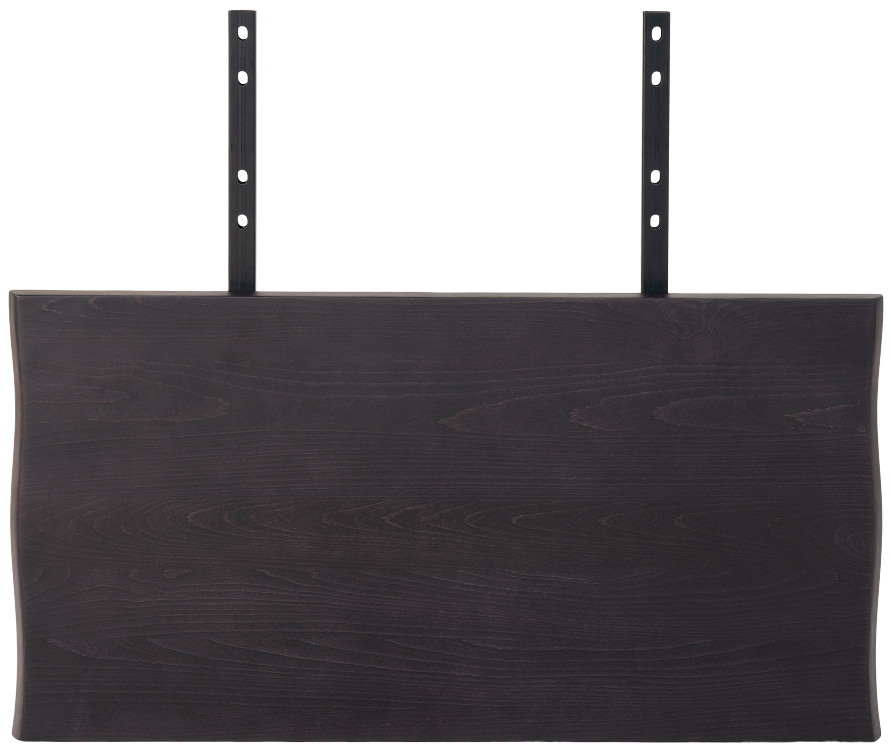 Blaty powiększające podwójny drewniany szary 50x95 cm – obraz-1