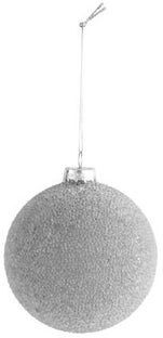 Bombki choinkowe Locki (6-set) Ø8 cm brązowe matowe – obraz-1