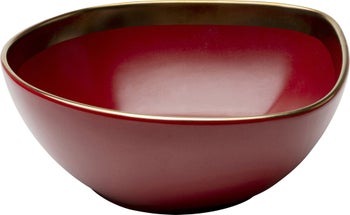 Miska Deep Vibrations Czerwona Ø18cm – obraz-1