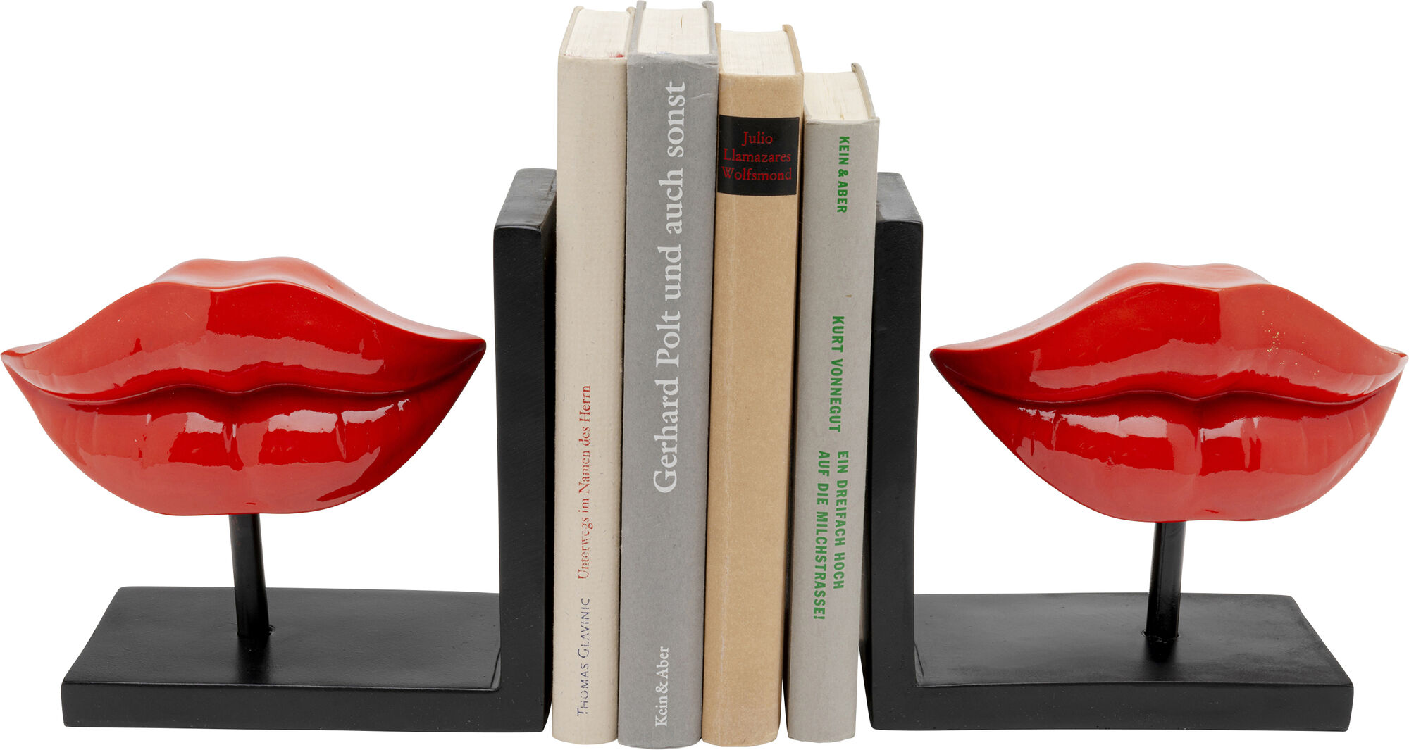 Podpórka na książki Lips czerwona (2-set) – grafika-1.