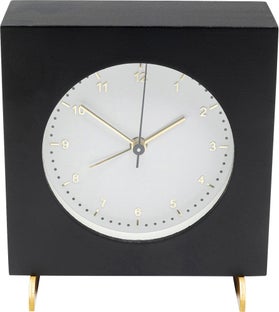 Kian Black herätyskello 12x13cm – kuva-1.