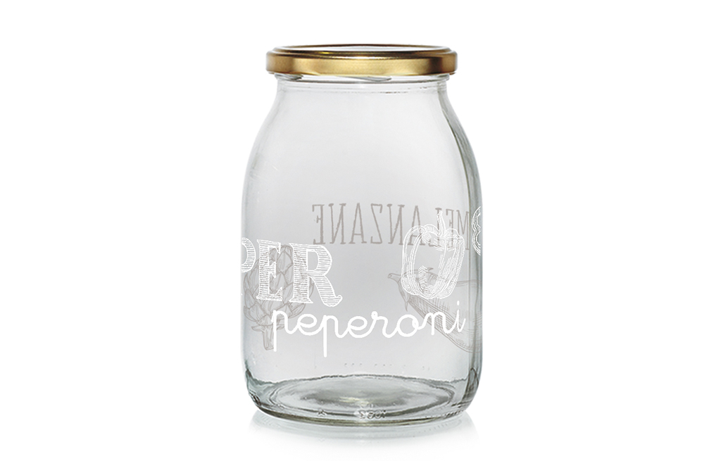 Буркан за съхранение с капак EASY WHITE – изображение-1