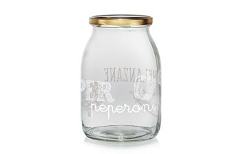 Буркан за съхранение с капак EASY WHITE – изображение-1