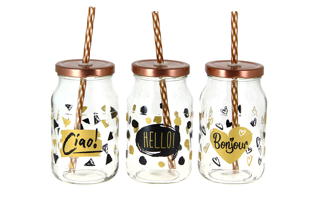 Бурканче със сламка MEETING – изображение-1