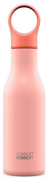 Butelka termiczna z uchwytem koralowa 500 ml  – obraz-1