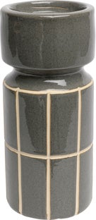 Świecznik Bliss Tile Niebieski 25cm – obraz-1