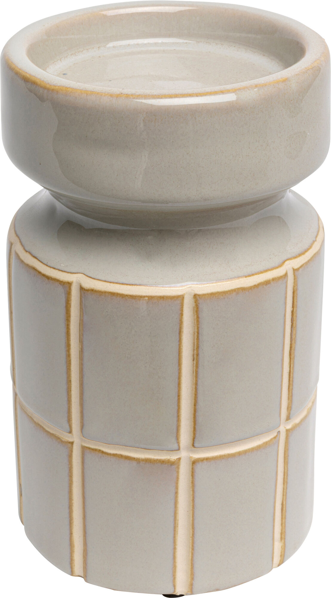 Świecznik Bliss Tile Jasnoniebieski 18cm – grafika-1.