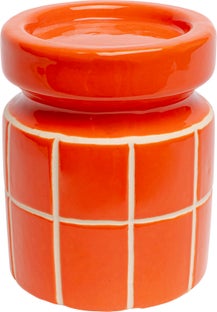 Žvakidė Bliss Tile Orange 14cm – paveikslėlis-1.