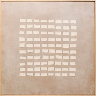 Lerretsbilde Art Row beige 100x100 cm – bilde-1.