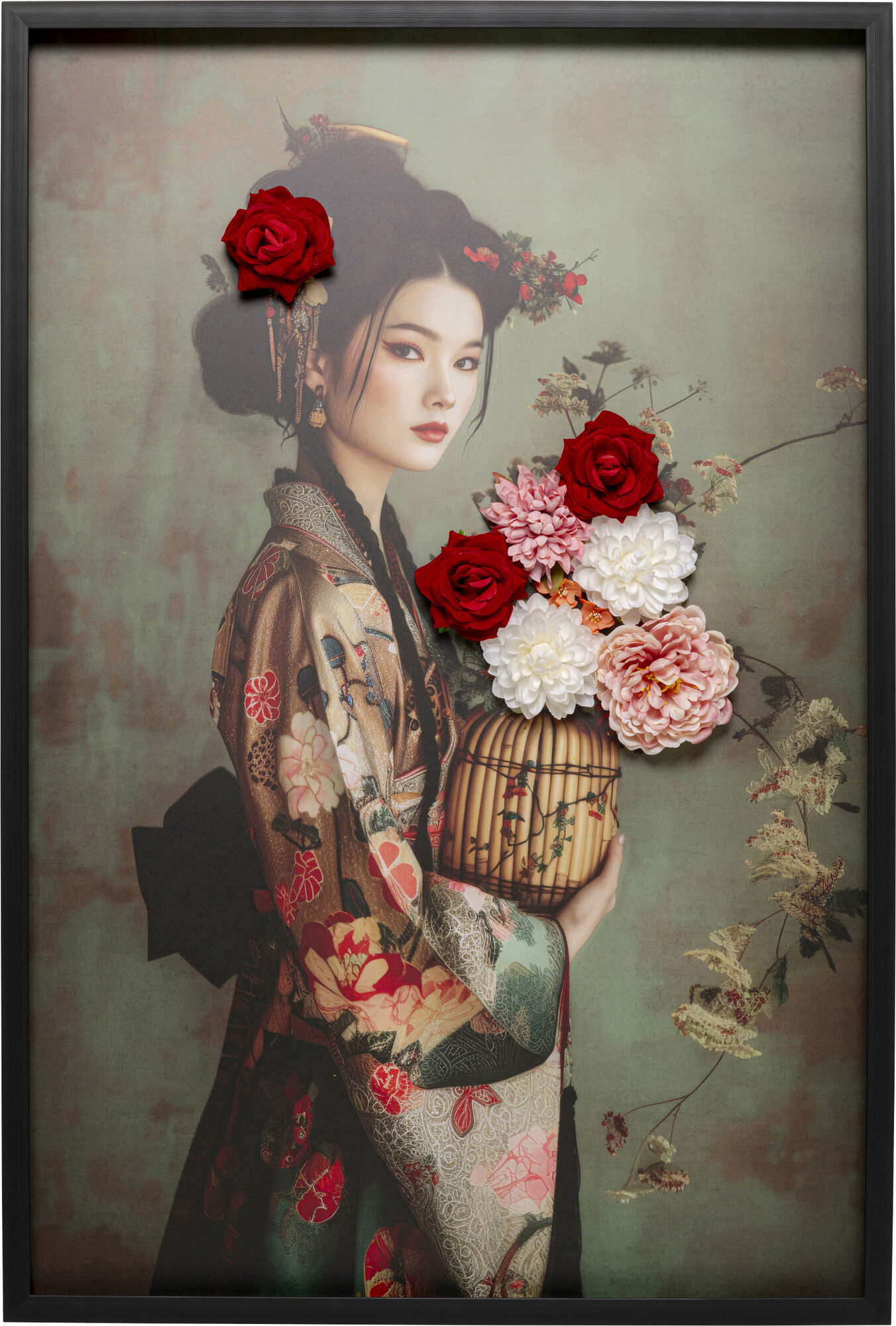 Tavla Kimono Girl – Canvas, 84×124 cm – bild-1.