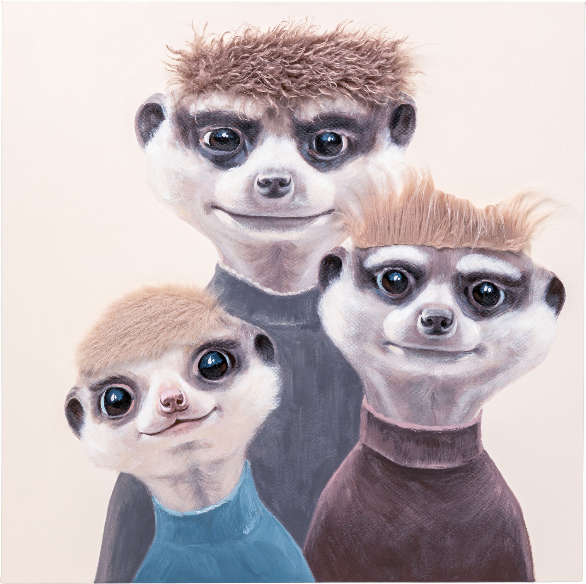 Slika na platnu Meerkat Hair 80x80cm – slika-1.