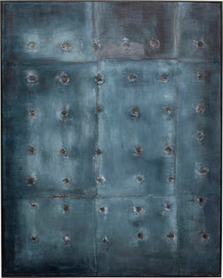 Cuadro lienzo Moody Azul 150x120cm – Imagen-1.