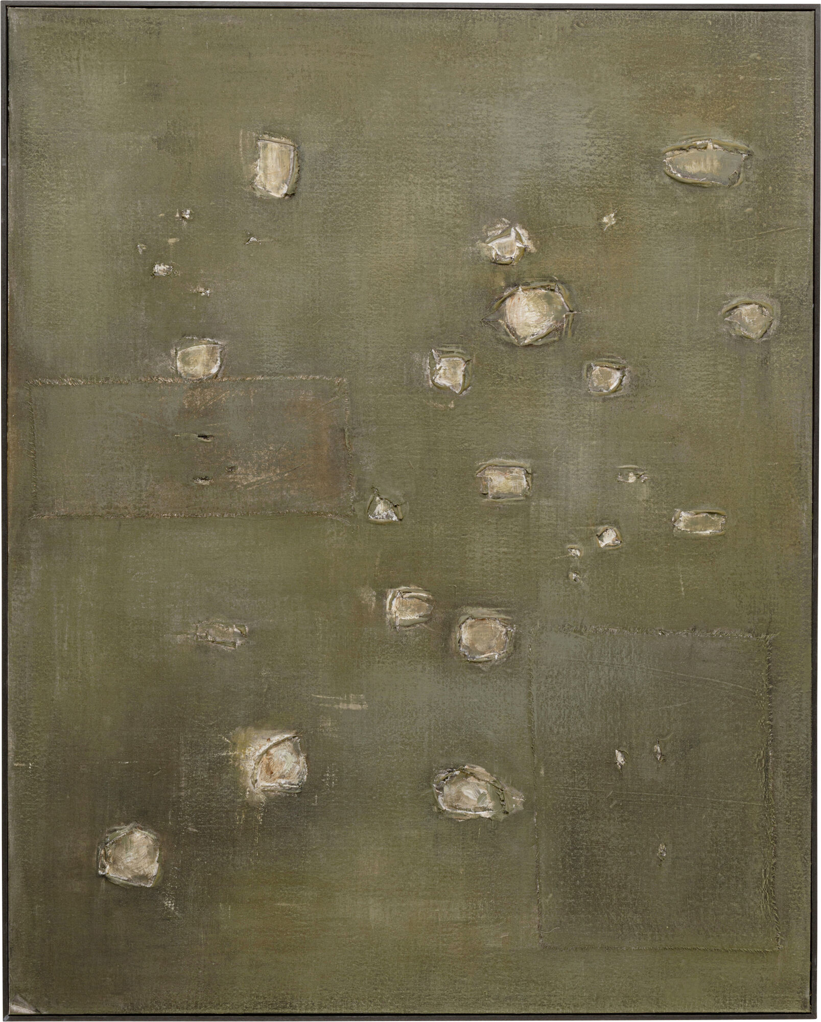 Paveikslas ant drobės Moody Green 150x120cm – paveikslėlis-1.