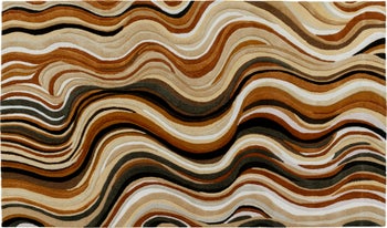 Matta New Wave - Brun, 200x300 cm – bild-1.