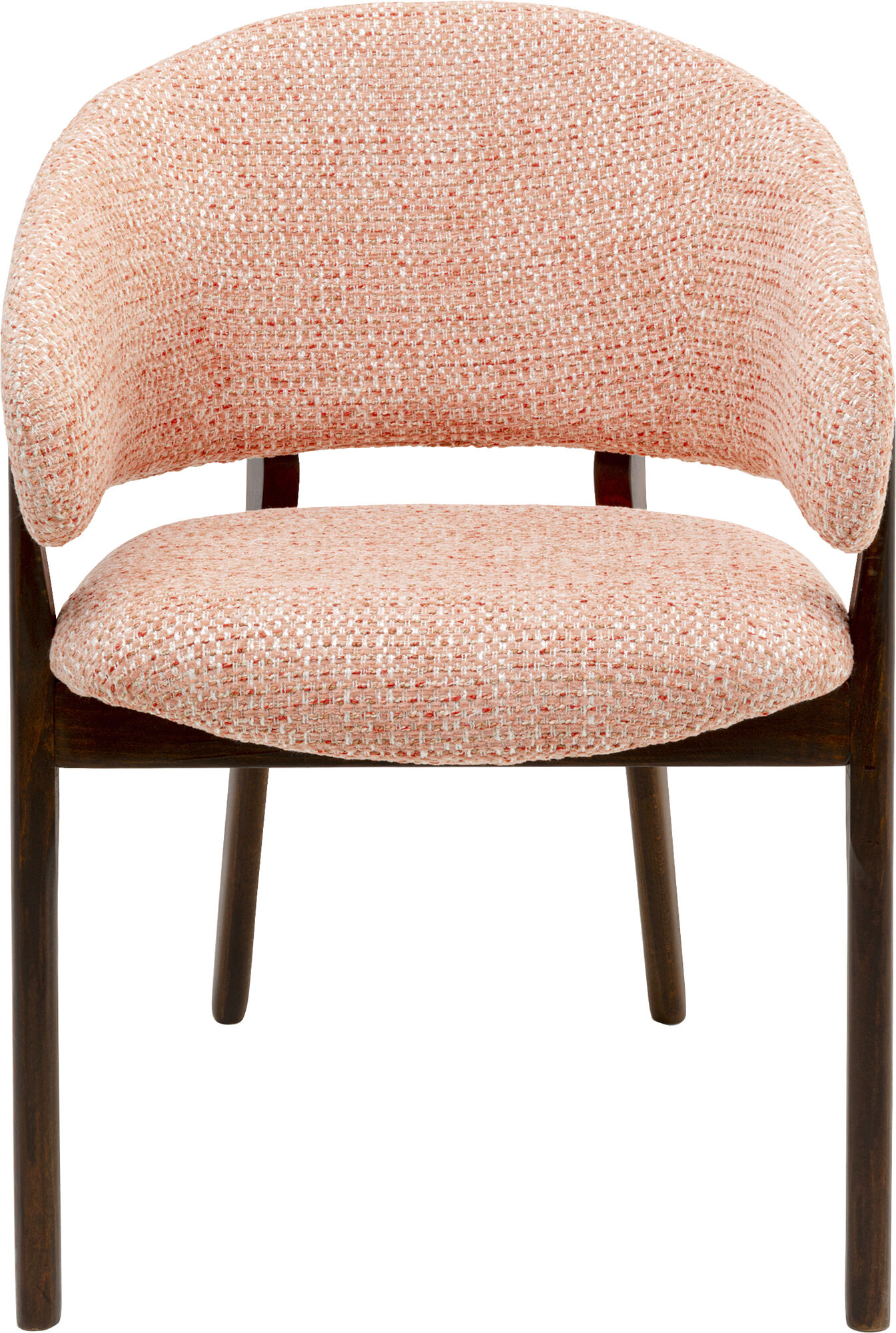 Silla con reposabrazos August Coral Melange – Imagen-1.