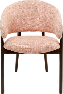 Silla con reposabrazos August Coral Melange – Imagen-1.