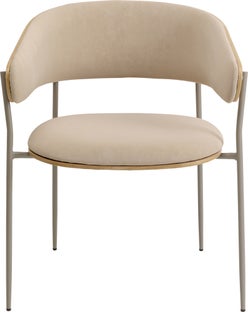 Silla con reposabrazos Cindy Greige – Imagen-1.