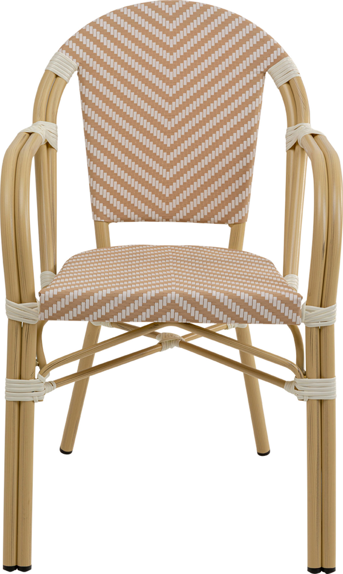 Sillón con reposabrazos Montmartre color crema/blanco – Imagen-1.