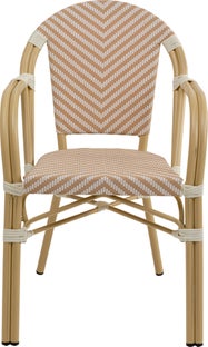 Sillón con reposabrazos Montmartre color crema/blanco – Imagen-1.