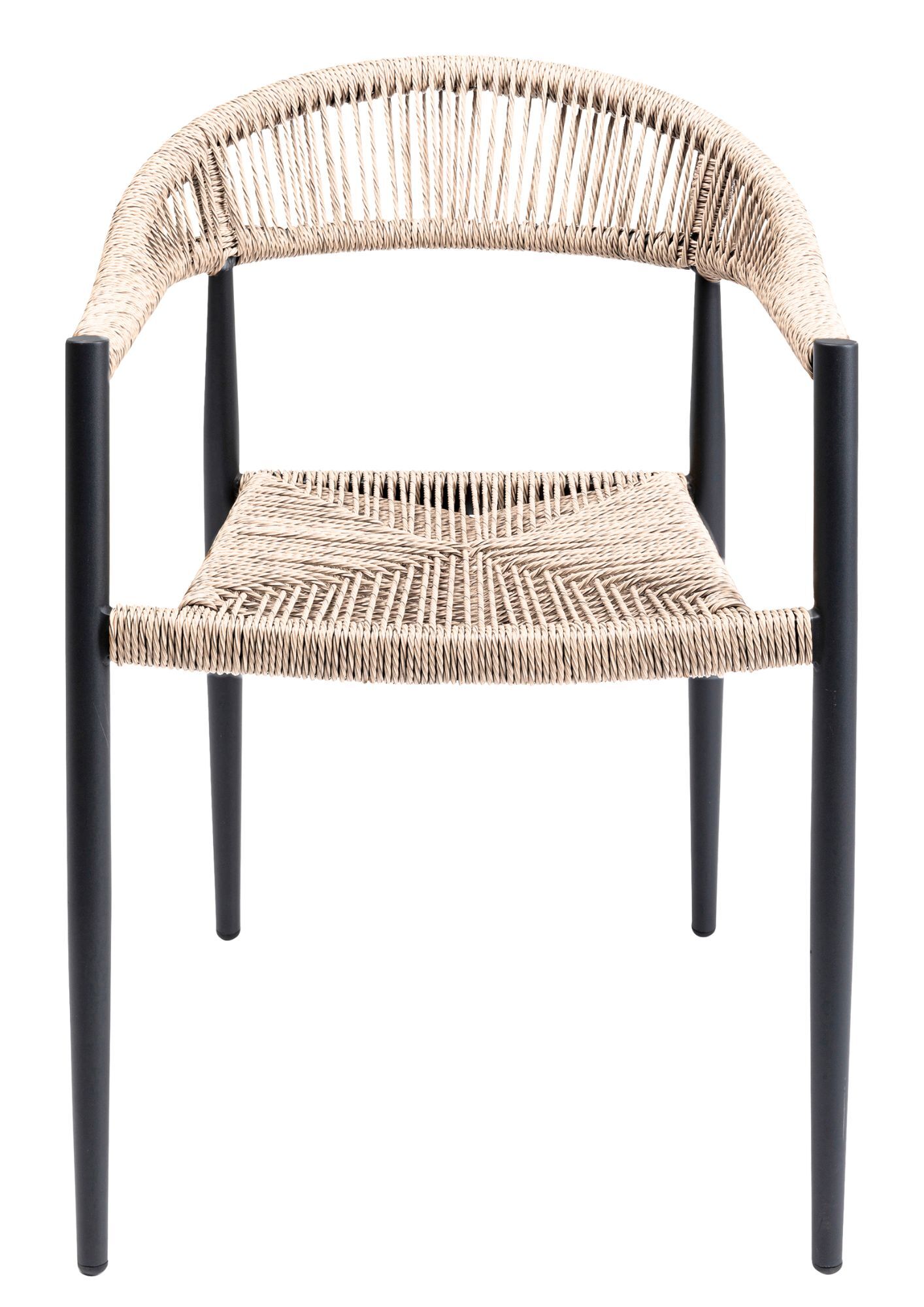 Silla con reposabrazos Palma Crema – Imagen-1.