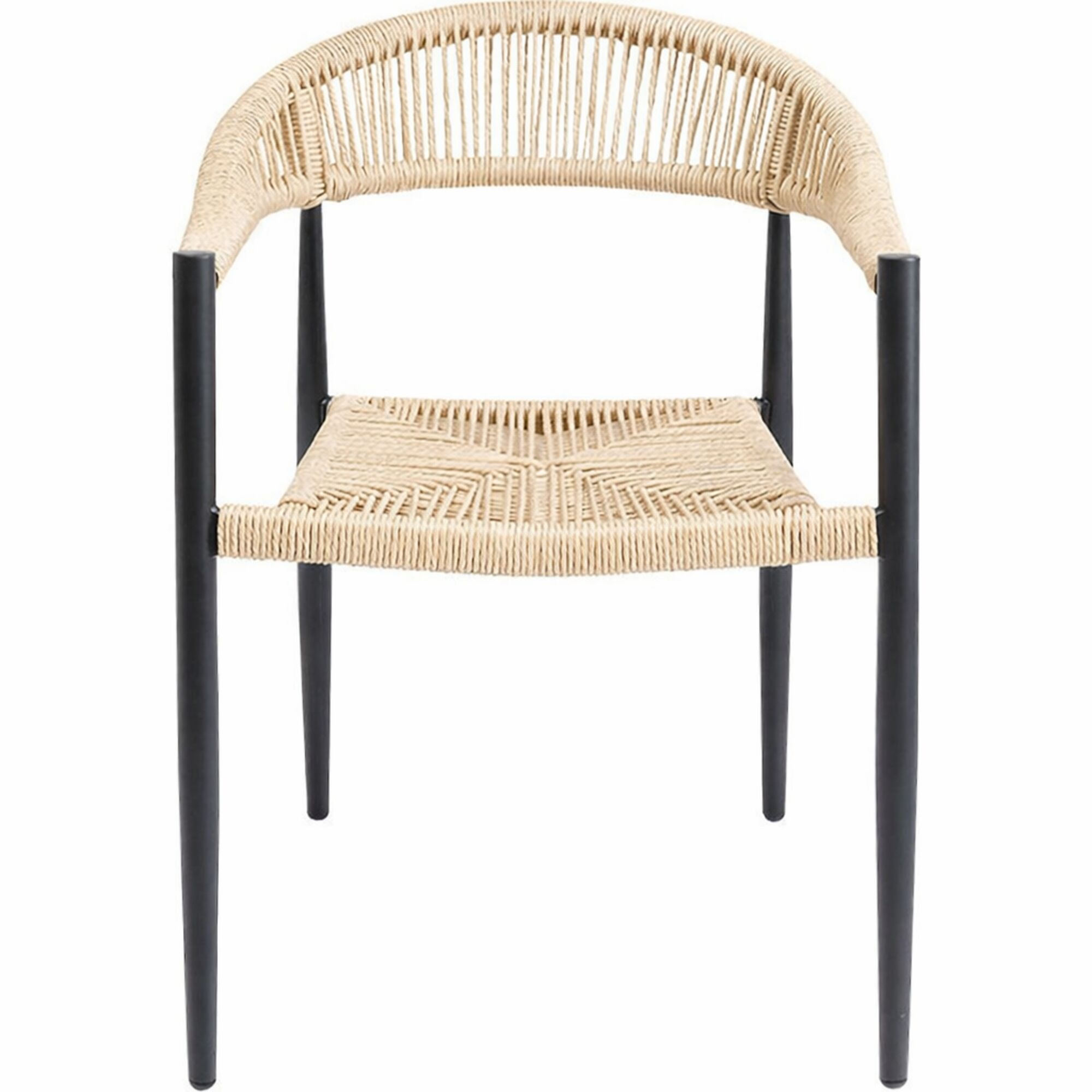 Silla con reposabrazos Palma Crema – Imagen-1.