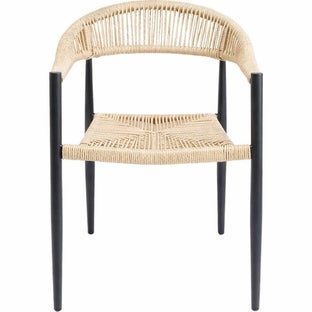 Silla con reposabrazos Palma Crema – Imagen-1.