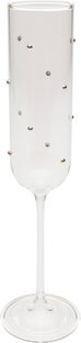 Šampano taurė Glam Dots Silver 25cm – paveikslėlis-1.